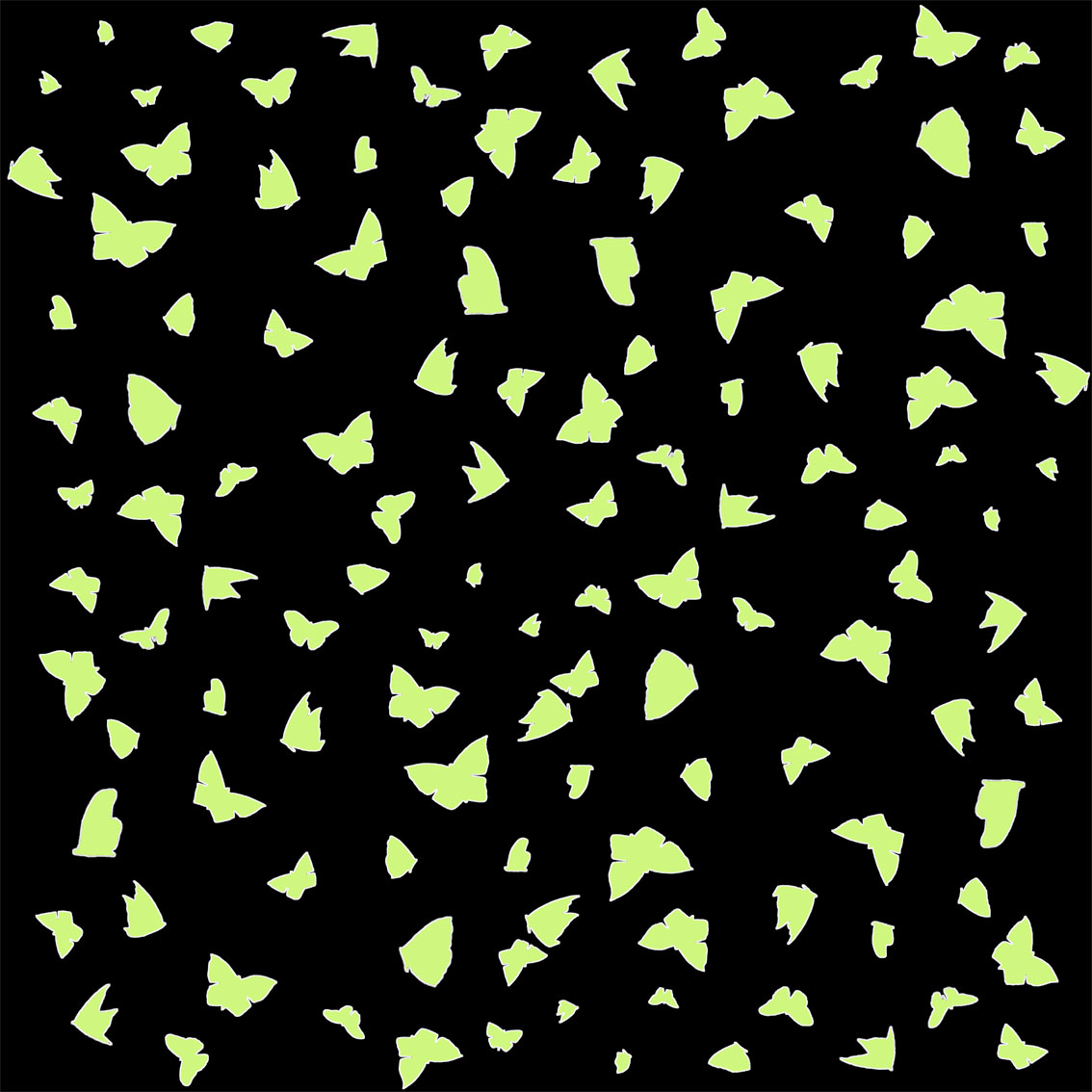Green Almond Butterflies on Black Papillon-lépidoptère-sphynx-aurore-bombyx-paon-du-jour-monarque Thierry Bisch artiste peintre contemporain animaux tableau art décoration biodiversité conservation 