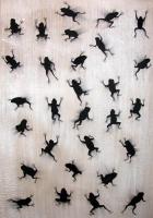 Rainettes grenouille Thierry Bisch artiste peintre contemporain animaux tableau art  nature biodiversité conservation 