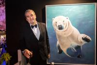 Save-the-Ocean peinture-animalière Thierry Bisch artiste peintre contemporain animaux tableau art  nature biodiversité conservation 