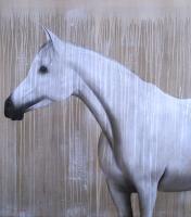 PHANELAH cheval-Pur-sang-arabe Thierry Bisch artiste peintre contemporain animaux tableau art  nature biodiversité conservation 